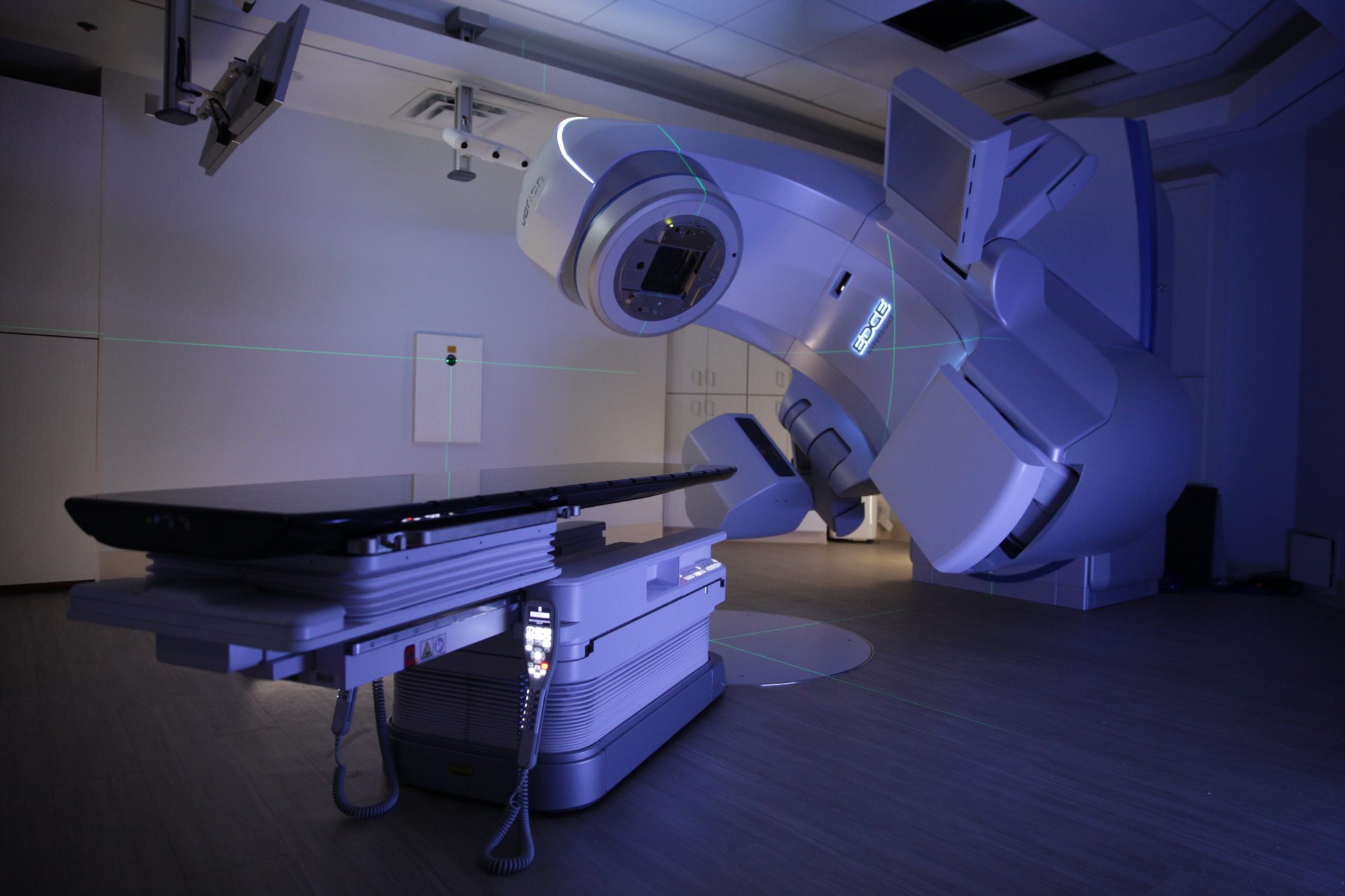 Varian Edge radiosurgery system in the treatment suite at The Renaissance Institute